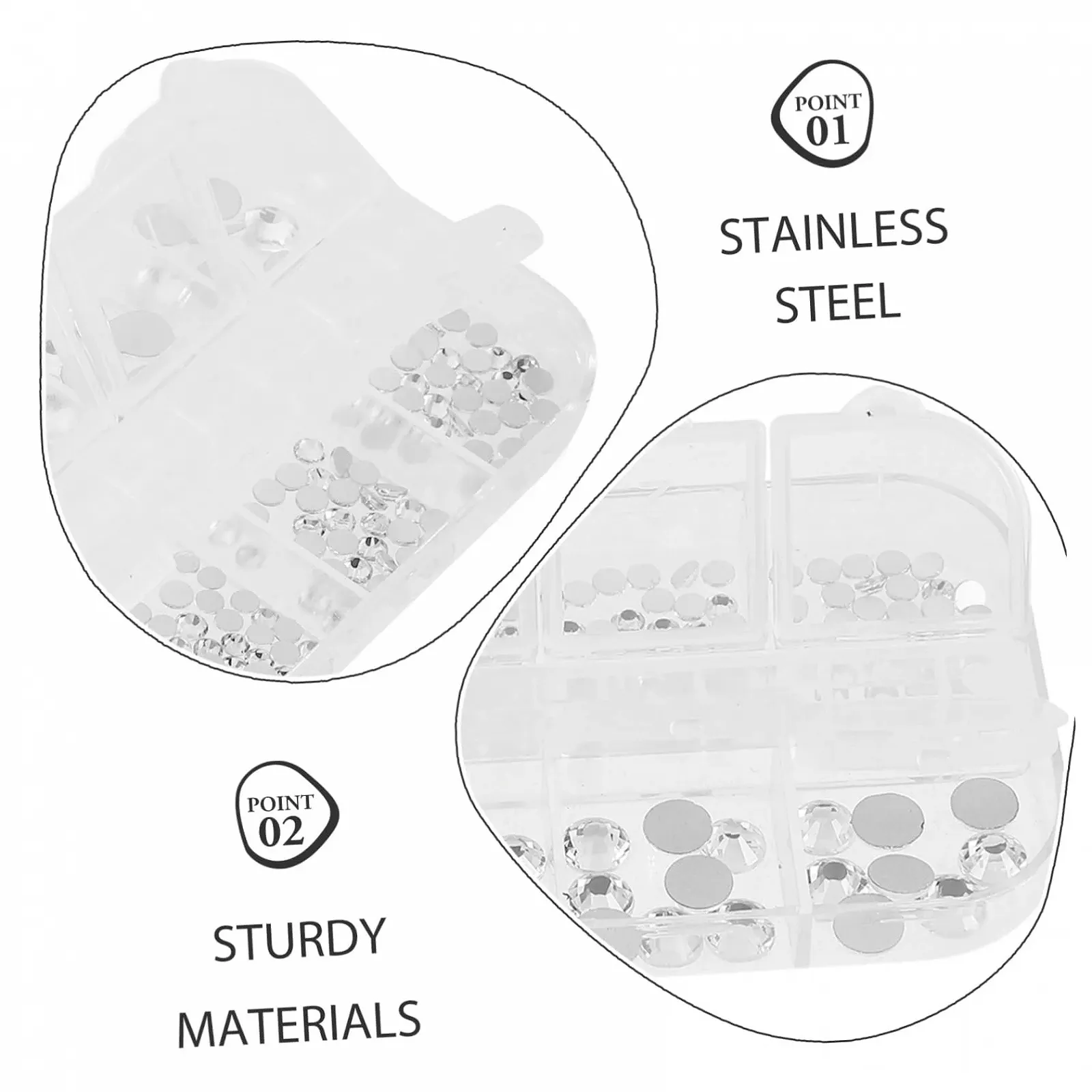 Стразы для макияжа, DIY-маникюра, украшения из пластика, декор для ногтей, шармы для ногтей, аксессуары для украшения ногтей, фото №8