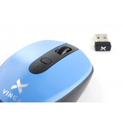 Мышка Vinga MSW-908 Silent Click blue, фото №5 Мышка Vinga MSW-908 Silent Click blue, фото №5