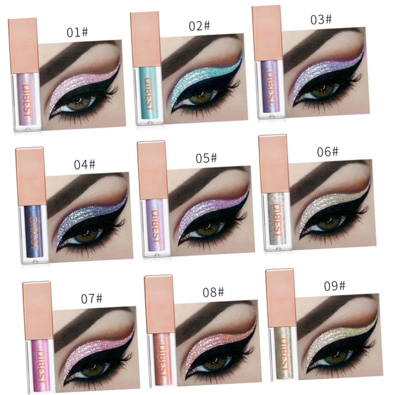 Жидкие тени для век Перламутровые, фото №6