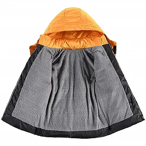 Зимняя куртка с капюшоном для мальчиков SXSHUN, теплая ветрозащитная парка с капюшоном. synthetic.ua - Фото 1