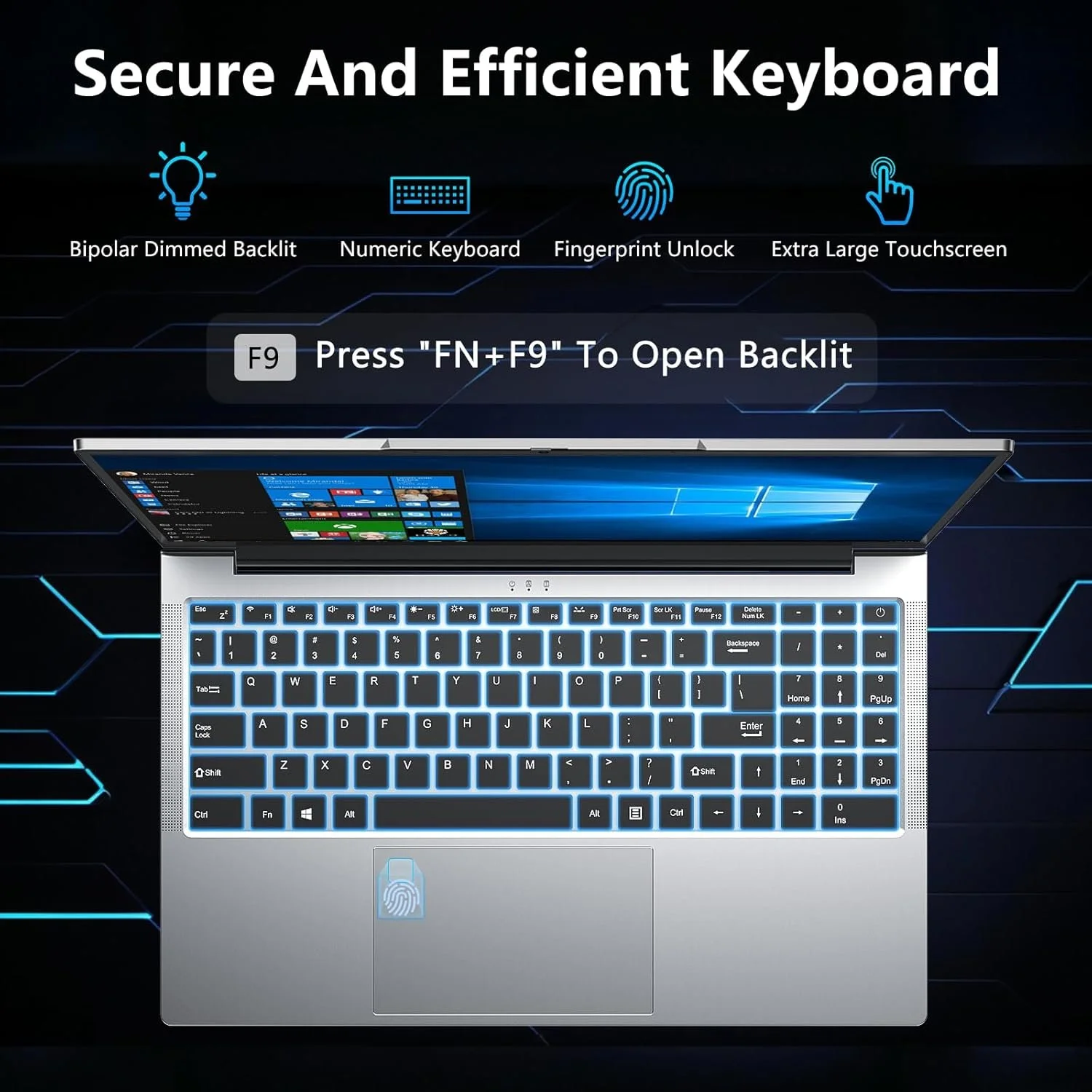 Ноутбук 15.6" NIAKUN DH01 Intel Core i3-1025G1 RAM 16GB SSD 512GB Windows 11, фото №6