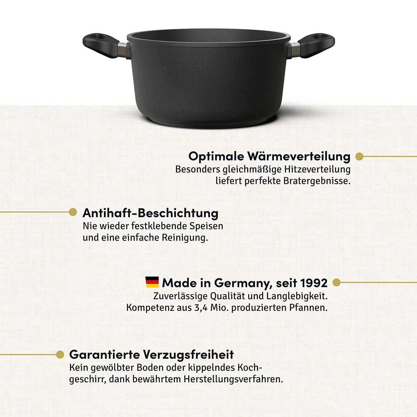 Набор Hoffmann Induction Saucepan с стеклянными крышками 6 Штук, фото №3
