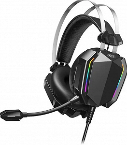 Наушники игровые XO GE-07 проводные с микрофоном и Led Rgb подсветкой - Фото 1