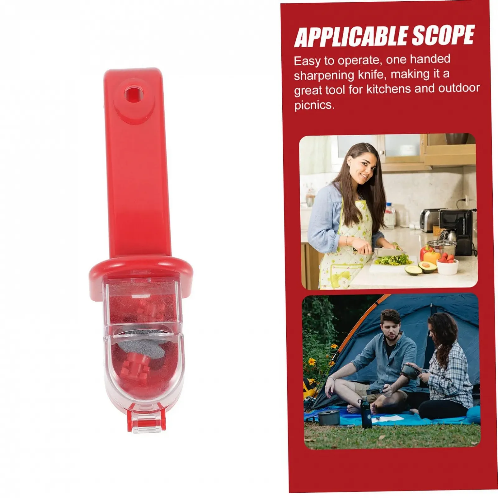 Точилка для ножей TOYANDONA Ergonomic ABS, фото №9