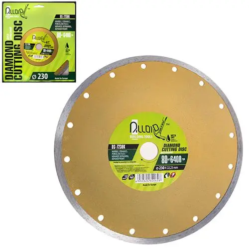 Alloid Диск діамантний відрізання з сплошною кутом 230 мм (DS-7230К), фото №1 Alloid Диск діамантний відрізання з сплошною кутом 230 мм (DS-7230К), фото №1