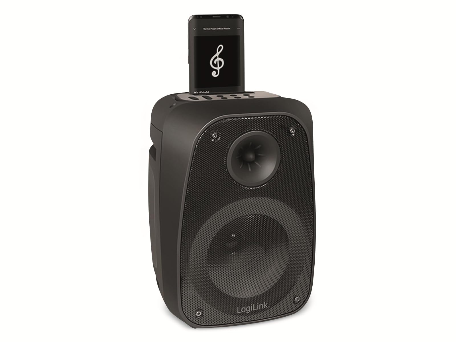 Портативная колонка LogiLink SP0058 Mobile Bluetooth Speaker с подсветкой + FM радио, TWS, 10 Вт, черный, фото №2