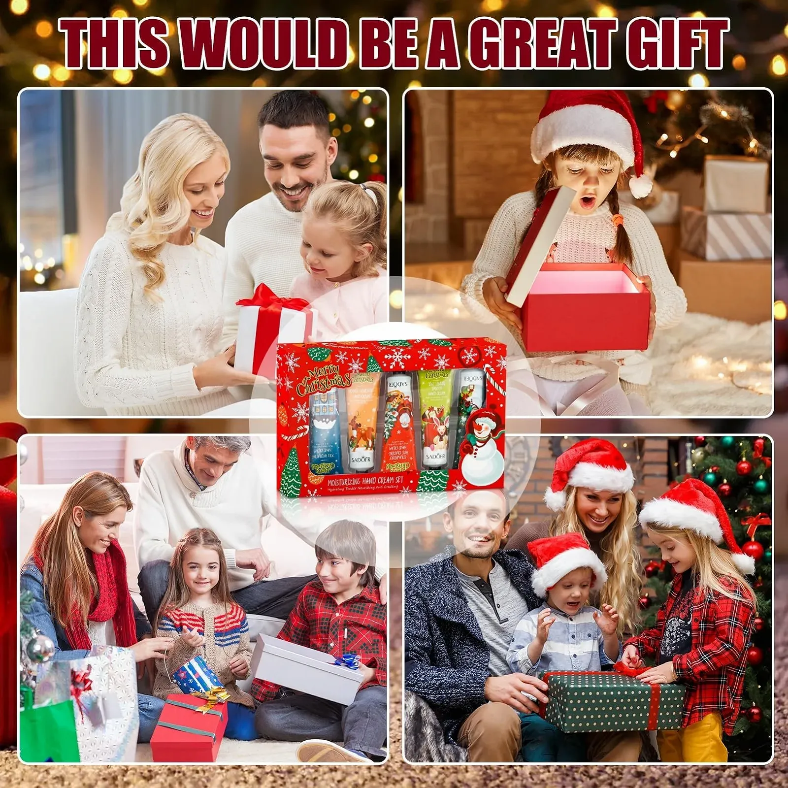 Набір різдвяних кремів для рук, 5 штук Зволожуючий крем для сухих потрісканих рук, 5 x 30 мл, фото №7 Набір різдвяних кремів для рук, 5 штук Зволожуючий крем для сухих потрісканих рук, 5 x 30 мл, фото №7