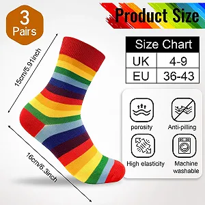 Шкарпетки Rainbow 3 пари, Один розмір synthetic.ua - Фото 1