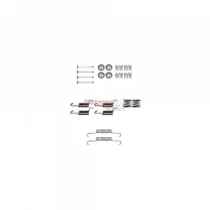 Монтажный комплект колодок стояночного тормоза METZGER 105-0010 задний мост - Фото 1