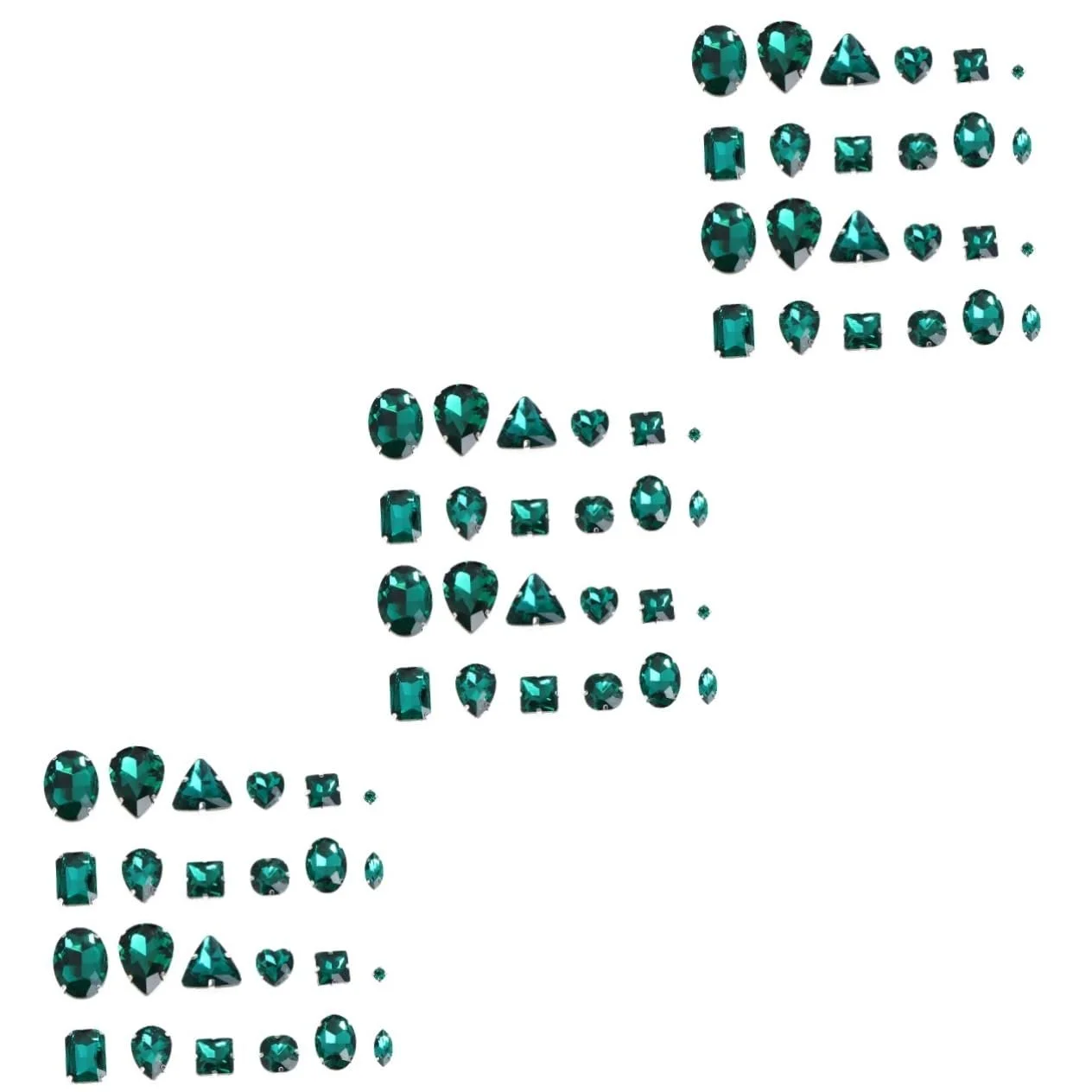 Краплинні Стрази Tofficu 150 шт. Кристал для одягу, фото №1