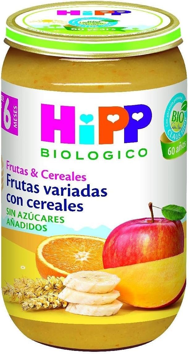 Пюре HiPP Organic Фруктове асорті з органічною крейдою 190 г, фото №2