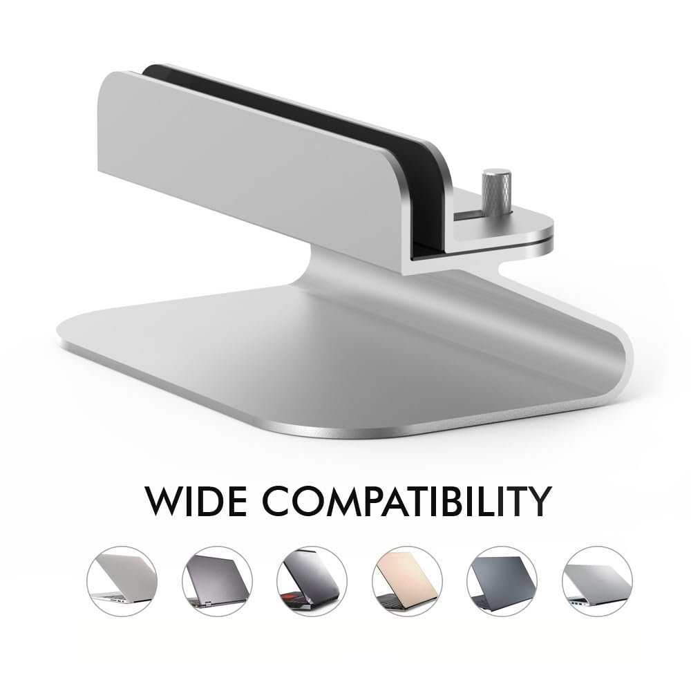 Вертикальная Подставка для Ноутбука Регулируемая Алюминиевая, фото №3