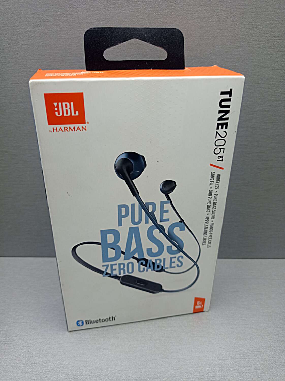 Наушники и Bluetooth-гарнитуры Jbl Tune 205BT Black-Blue, фото №1