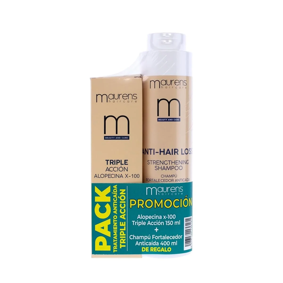 Набір проти випадіння волосся Maurens Triple Action Alopecin X-100 Стимулює ріст волосся, зупиняє випадіння, фото №1