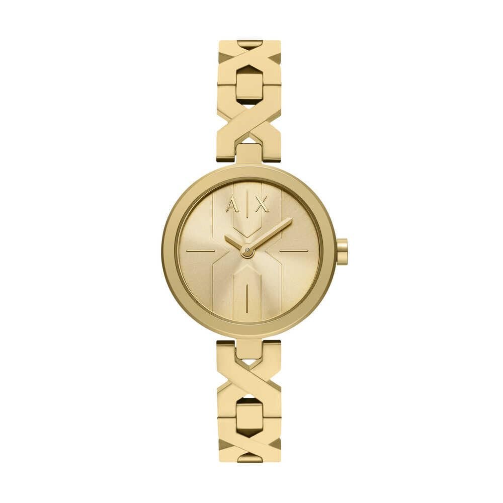Часы Armani Exchange Женские Кварцевый Двустрелочный Механизм 32 мм Размер корпуса с Ремешком из нержавеющей стали, фото №1