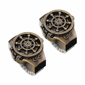 Кольцо-часы PartyKindom Декоративное судно Кольцо-часы для женщин и мужчин Легкий материал из цинкового сплава Практичный и для повседневного использования - Фото 1