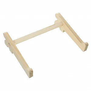 Підставка для ноутбука Holz, настільна, з масиву дерева, вентильована, ергономічна, піднята, стабільна та стійка до подряпин