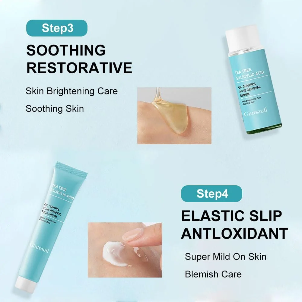 Набір для догляду за обличчям з екстрактом чайного дерева, 5 предметів, фото №6