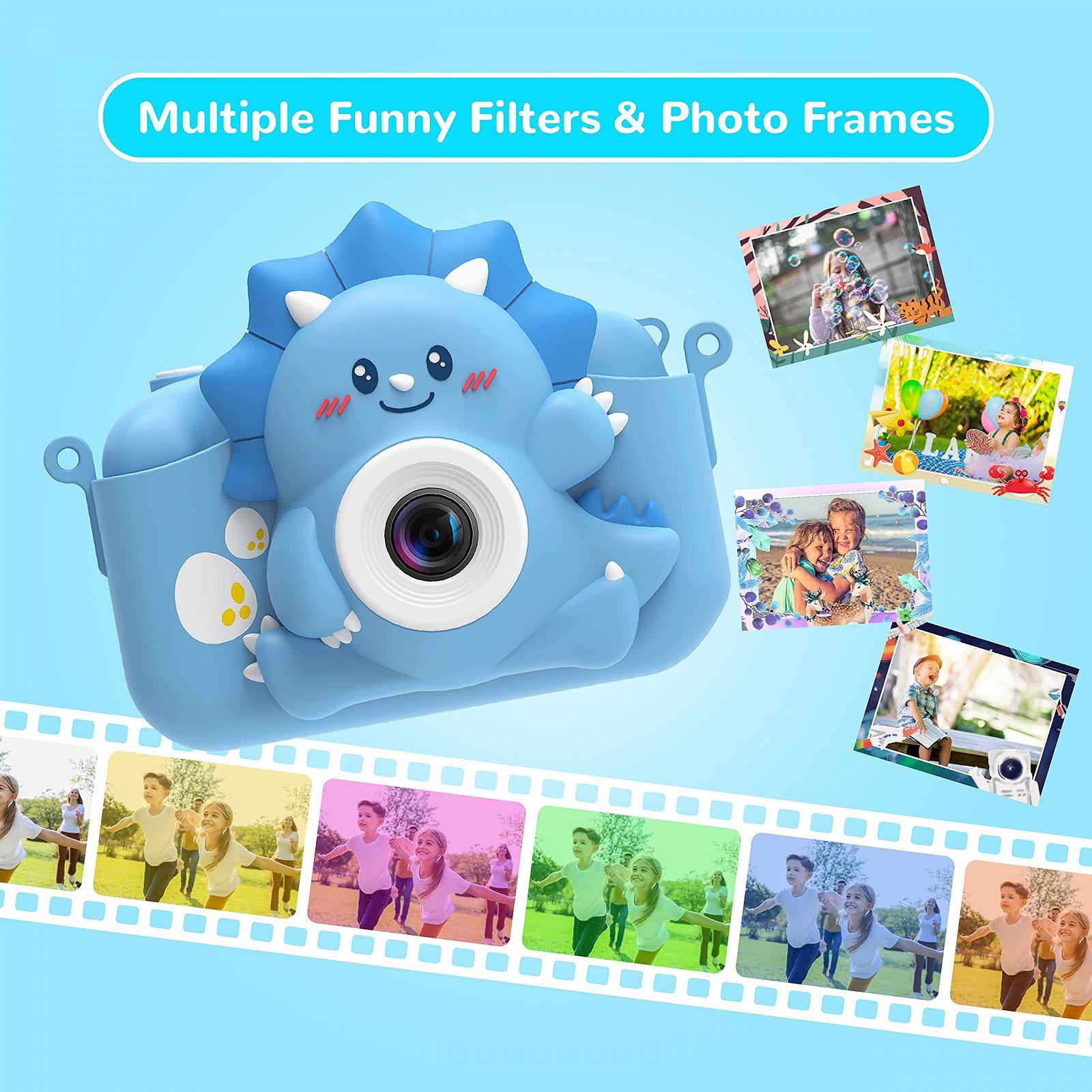Digital Camera HiMont 1080P 32GB TF Card 2.0 Inch Screen Blue, фото №5 Digital Camera HiMont 1080P 32GB TF Card 2.0 Inch Screen Blue, фото №5