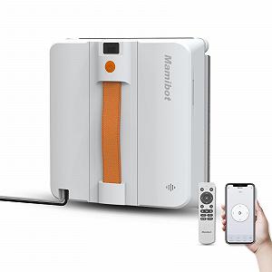 Робот для мойки окон Mamibot W120-DP с функцией распыления, интеллектуальным планированием маршрута, двойной перекрестной водяной струей, дистанционным управлением и управлением через приложение, оранжевый - Фото 1