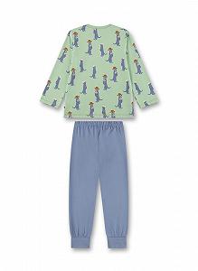 Піжама Sanetta для хлопчиків довга зелена synthetic.ua - Фото 1