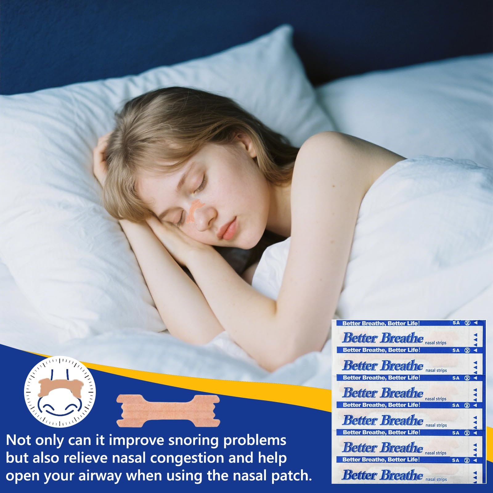 Пластирі для носа від хропіння, 50 шт., фото №5 Пластирі для носа від хропіння, 50 шт., фото №5