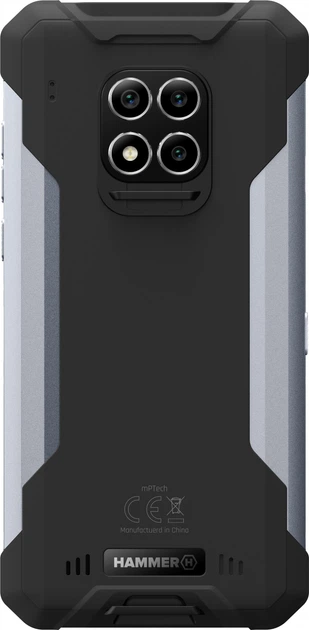 Смартфон 6" myPhone Hammer Construction 6/128Gb 4G 2-SIM NFC 16/8Мп 8 ядер Android 12 Серебристый, фото №8 Смартфон 6" myPhone Hammer Construction 6/128Gb 4G 2-SIM NFC 16/8Мп 8 ядер Android 12 Серебристый, фото №8