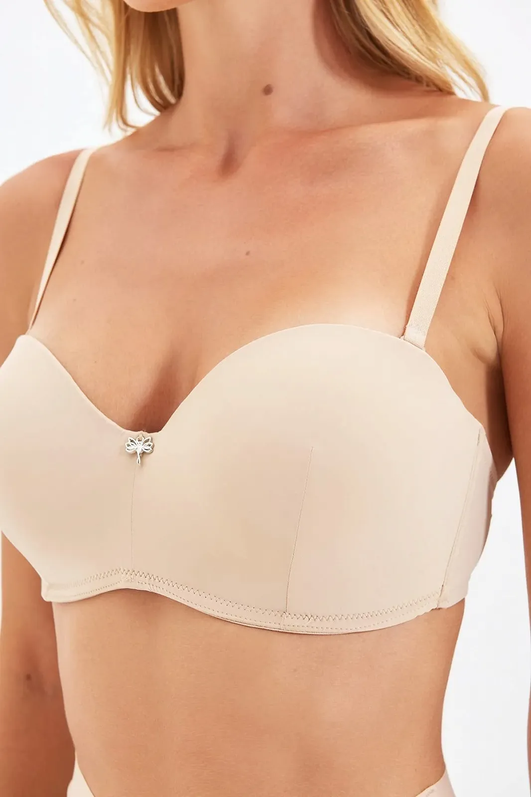 Бюстгальтер TRENDYOL Push-up с полной чашкой Nude, фото №3