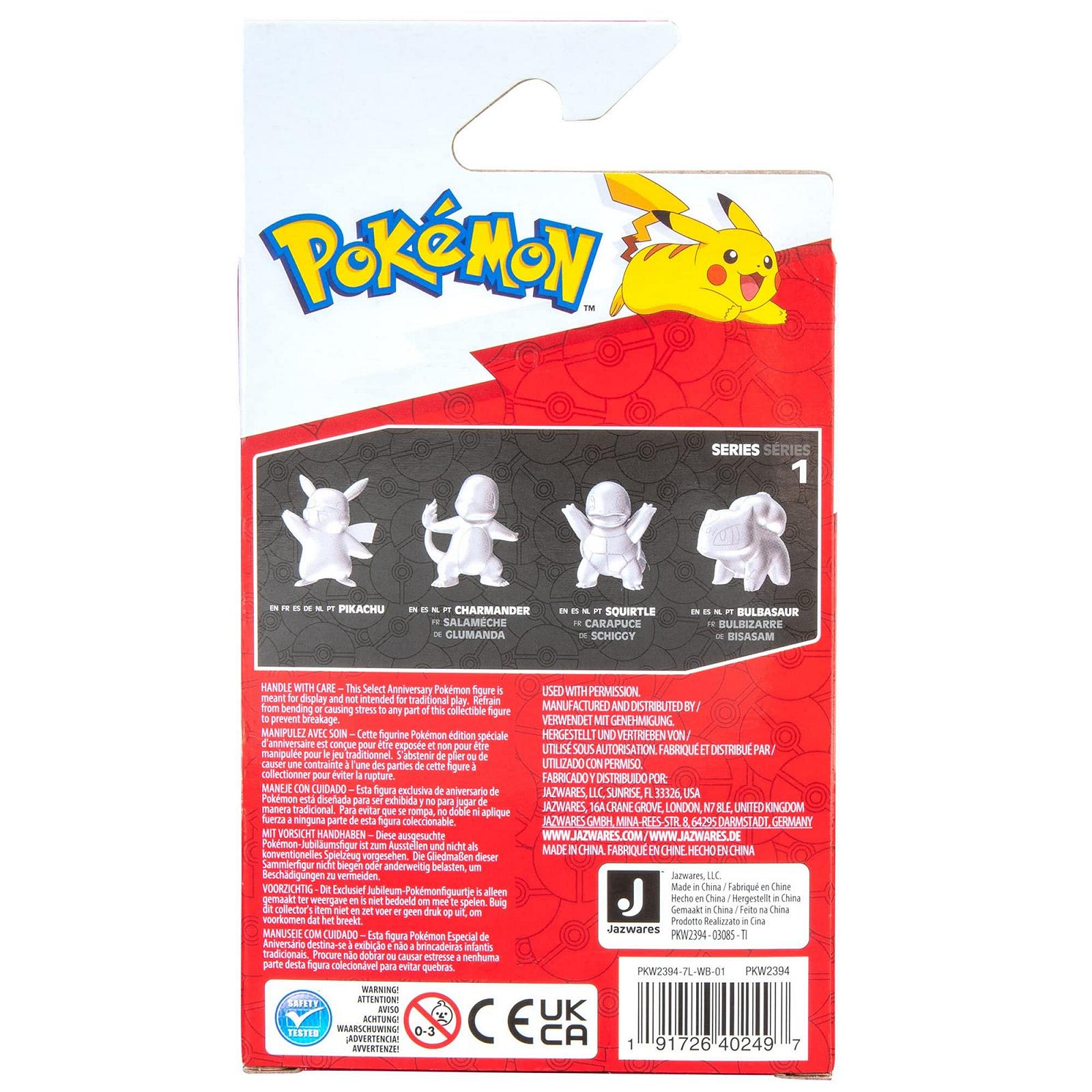 Фігурка Pokemon Pikachu срібляста, серія EA 25th Celebration, 7,62 см, сріблястий, фото №7