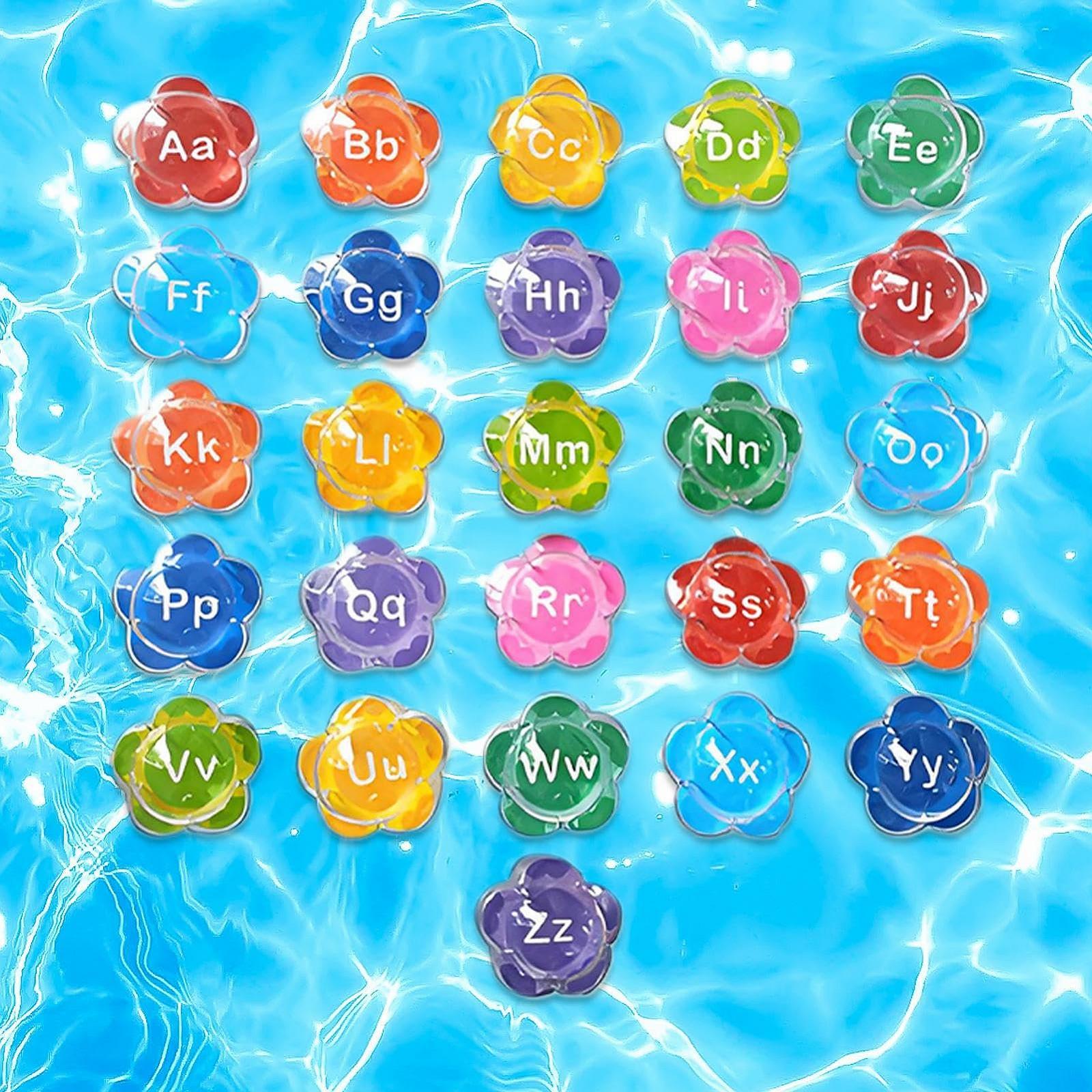 Іграшка для ванни Алфавіт, літери для гри у воді для дітей, 26 шт, фото №8