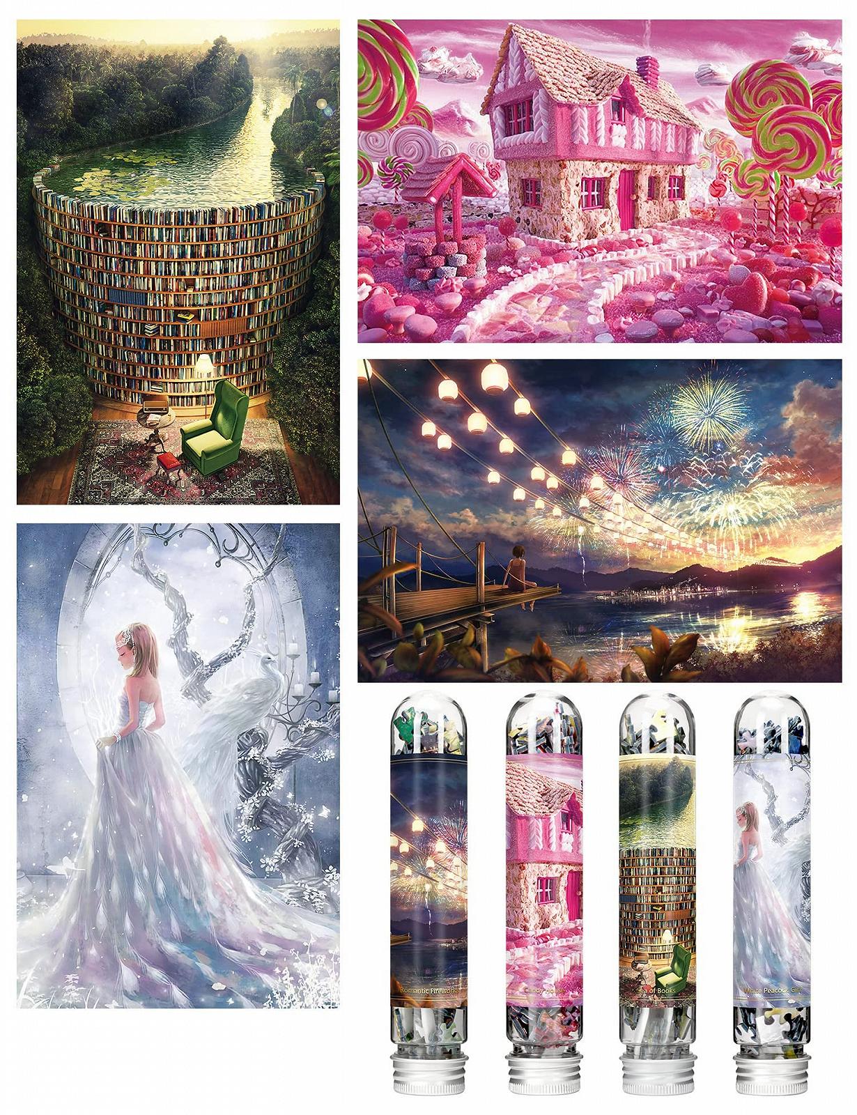 Набір міні-пазлів LinPuzzle 150 елементів 4 шт., фото №1 Набір міні-пазлів LinPuzzle 150 елементів 4 шт., фото №1