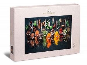 Пазл Ulmer Puzzleschmiede Sharp Colours Classic 1000 деталей Кухонные травы и специи - Фото 1