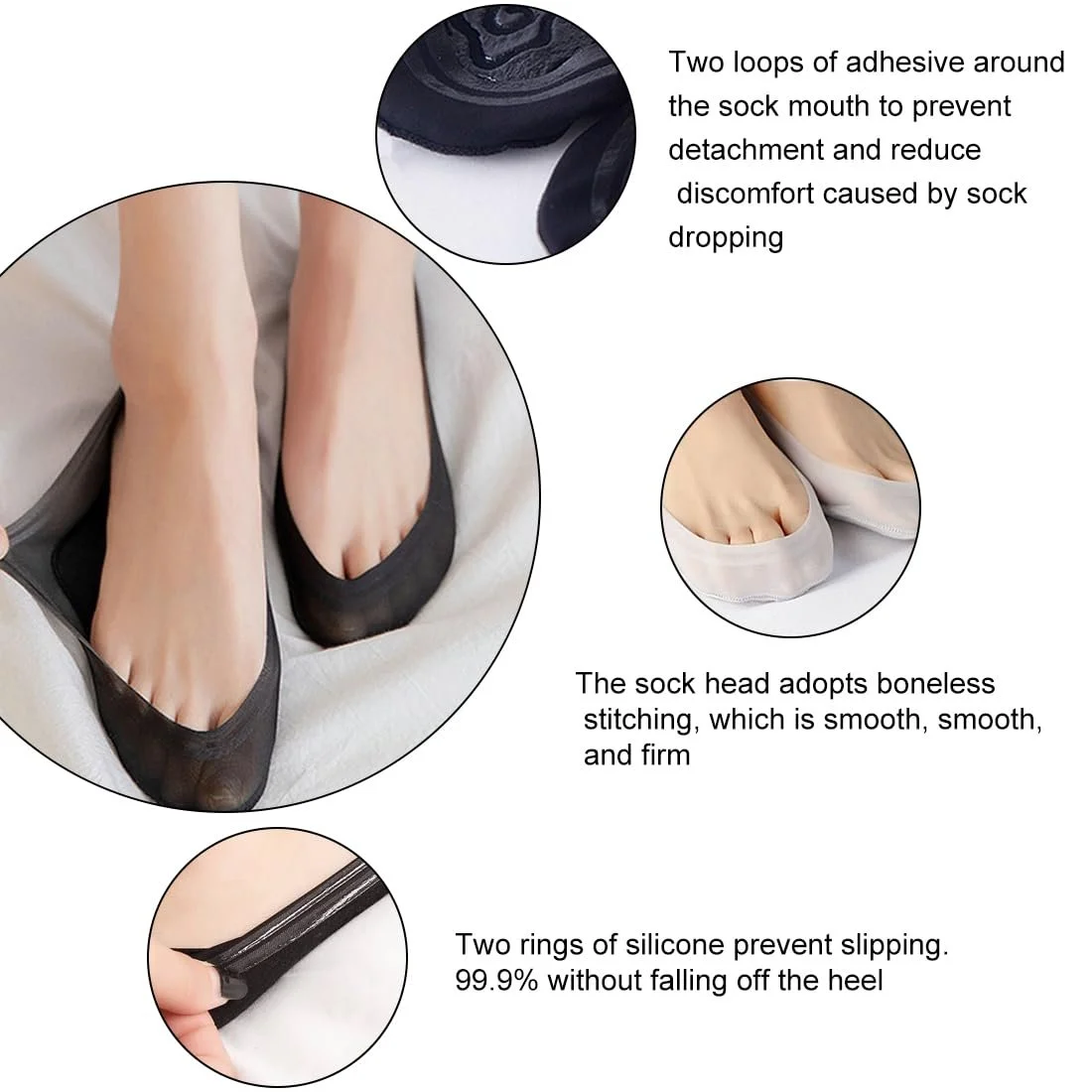 Носки-следки Ballerina Trainer 3 пары (размер 36-39), фото №4 Носки-следки Ballerina Trainer 3 пары (размер 36-39), фото №4