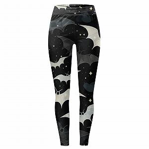 Леггинсы Generisch Halloween Print Женские СпортивныеДля йоги с высокой талией synthetic.ua - Фото 1
