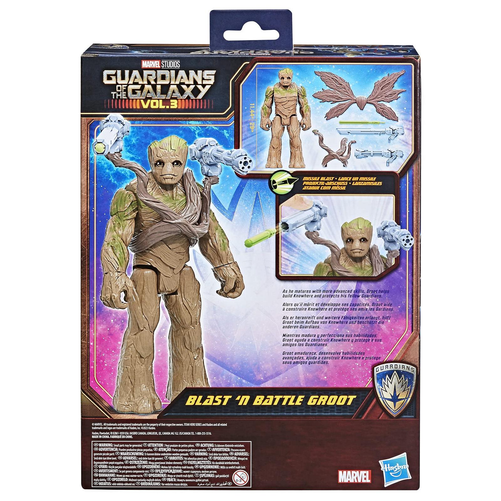 Фігурка Грут Blast 'N Battle серії Titan Hero, Marvel Studios Guardians of The Galaxy Vol. 3, 29 см, фото №3