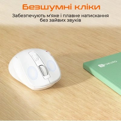 Мышка Meetion BTM032 Wireless/Bluetooth/USB White (MT-BTM032-B), фото №3 Мышка Meetion BTM032 Wireless/Bluetooth/USB White (MT-BTM032-B), фото №3