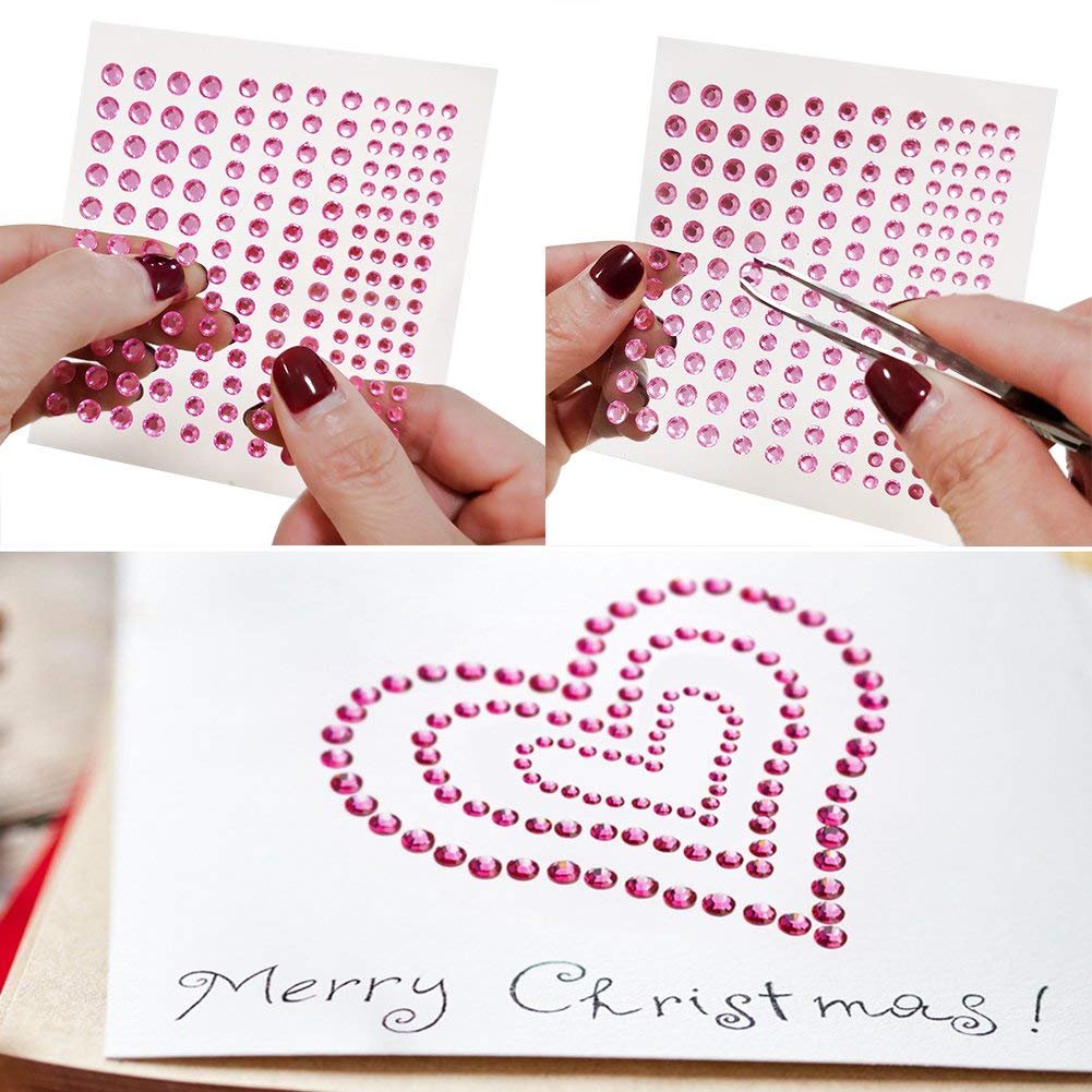 Самоклеящиеся стразы Nicpro, 4125 штук, 25 цветов, 3 размера, наклейки с драгоценными камнями для лица, тела, DIY искусства и дизайна ногтей, фото №6