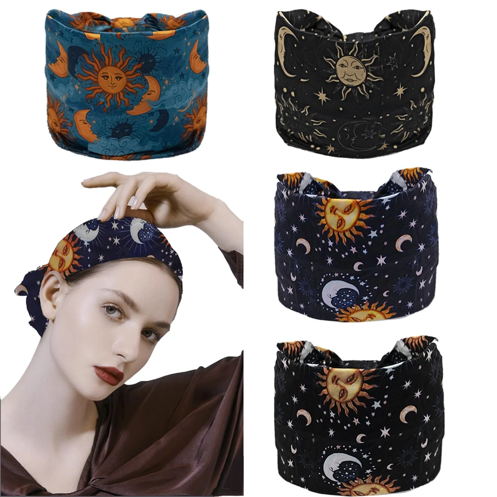 Пов'язка на голову Boho Літо Еластична для йоги, спорту та на кожен день, фото №1