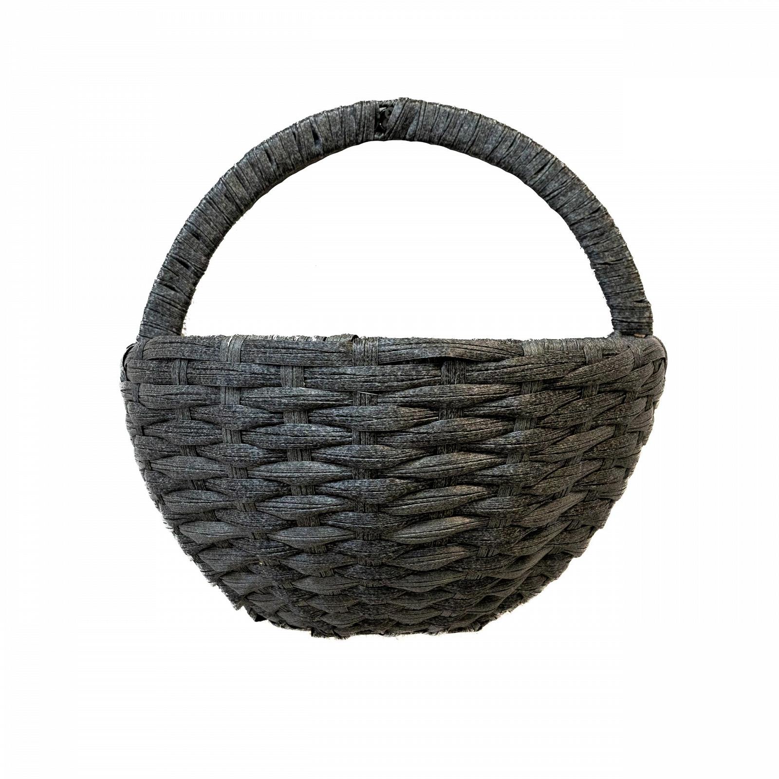 Настінний кошик DARO DEKO Polyrattan Round Круглий Плетений Коричневий 34 x 19 см, фото №6