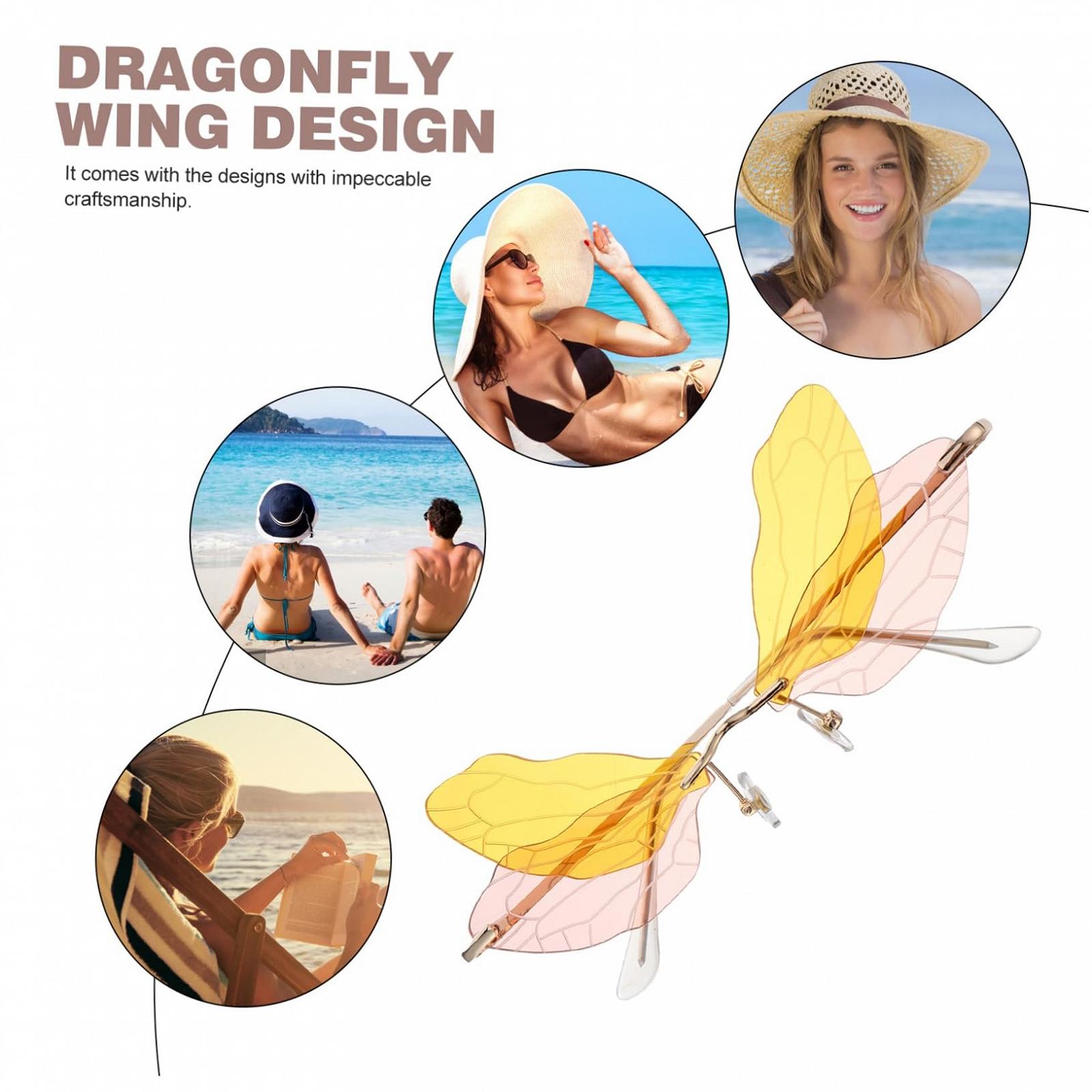 Сонцезахисні окуляри Квадратні PACKOVE Без оправи для жінок Унісекс x2 шт., фото №5