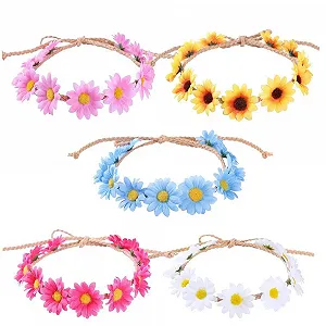 Венок для волос Цветочный 5 шт - Фото 1