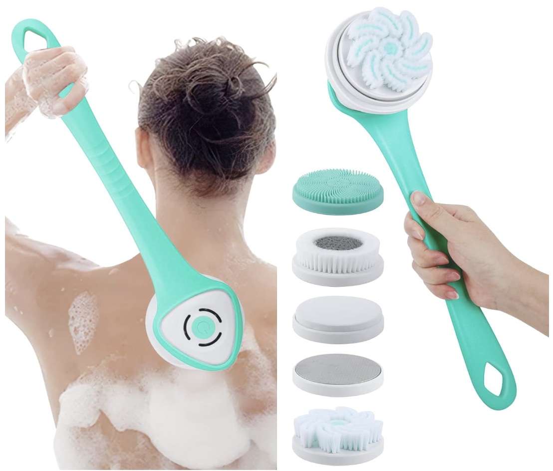 Электрическая массажная щетка для тела Cleaning brush N707, фото №1 Электрическая массажная щетка для тела Cleaning brush N707, фото №1