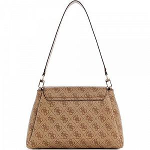 Сумка на плече Guess Sora Girlfriend Flap Shoulder Bag Latte Logo ціна на synthetic.ua - Фото 1 Сумка на плече Guess Sora Girlfriend Flap Shoulder Bag Latte Logo synthetic.ua - Фото 1