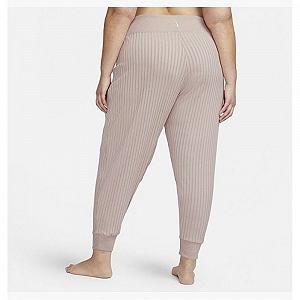 Штаны Nike Yoga Luxe Pink Gray M synthetic.ua - Фото 1