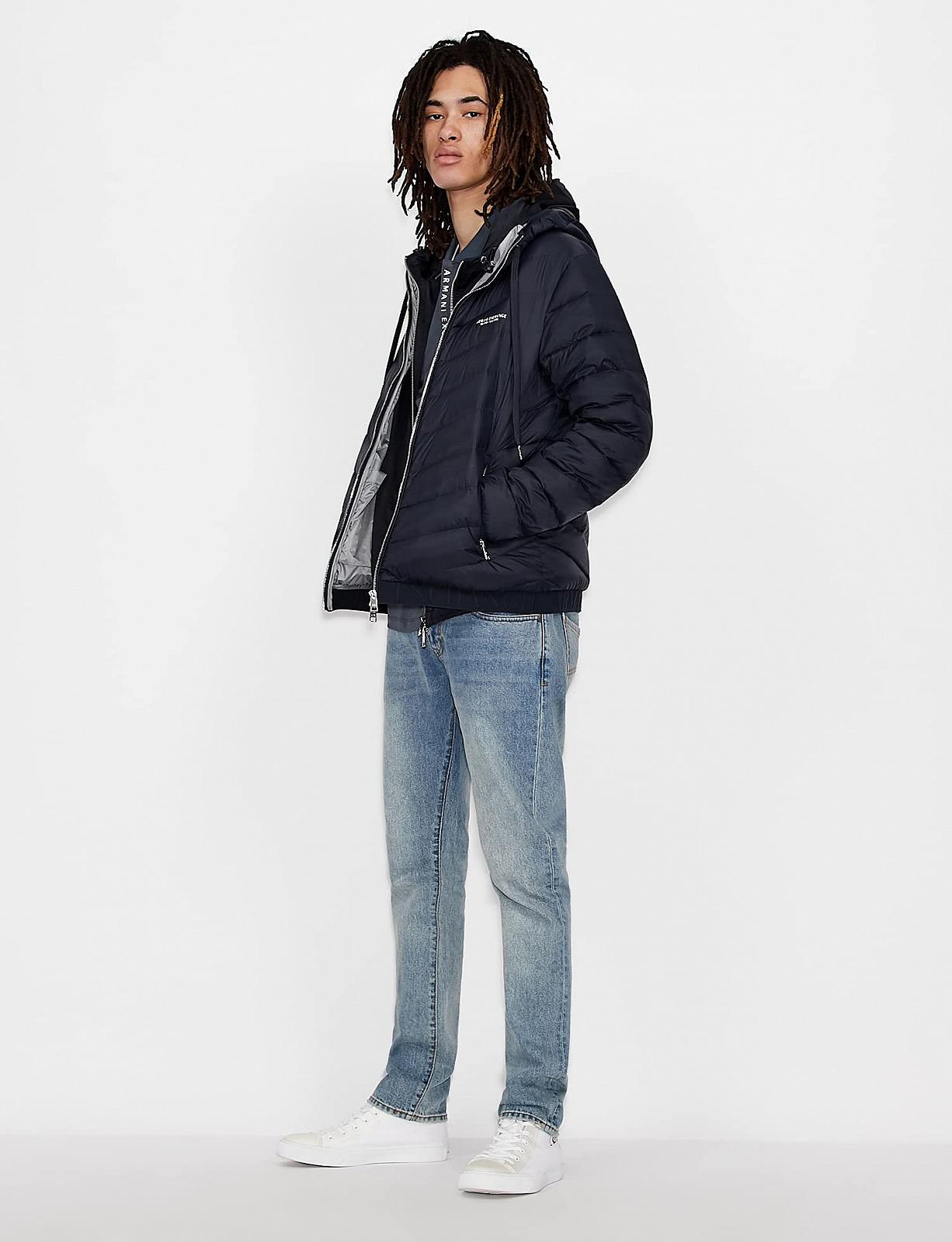 Куртка Armani Exchange Стеганая Milano/New York Logo Zip-Up, фото №3