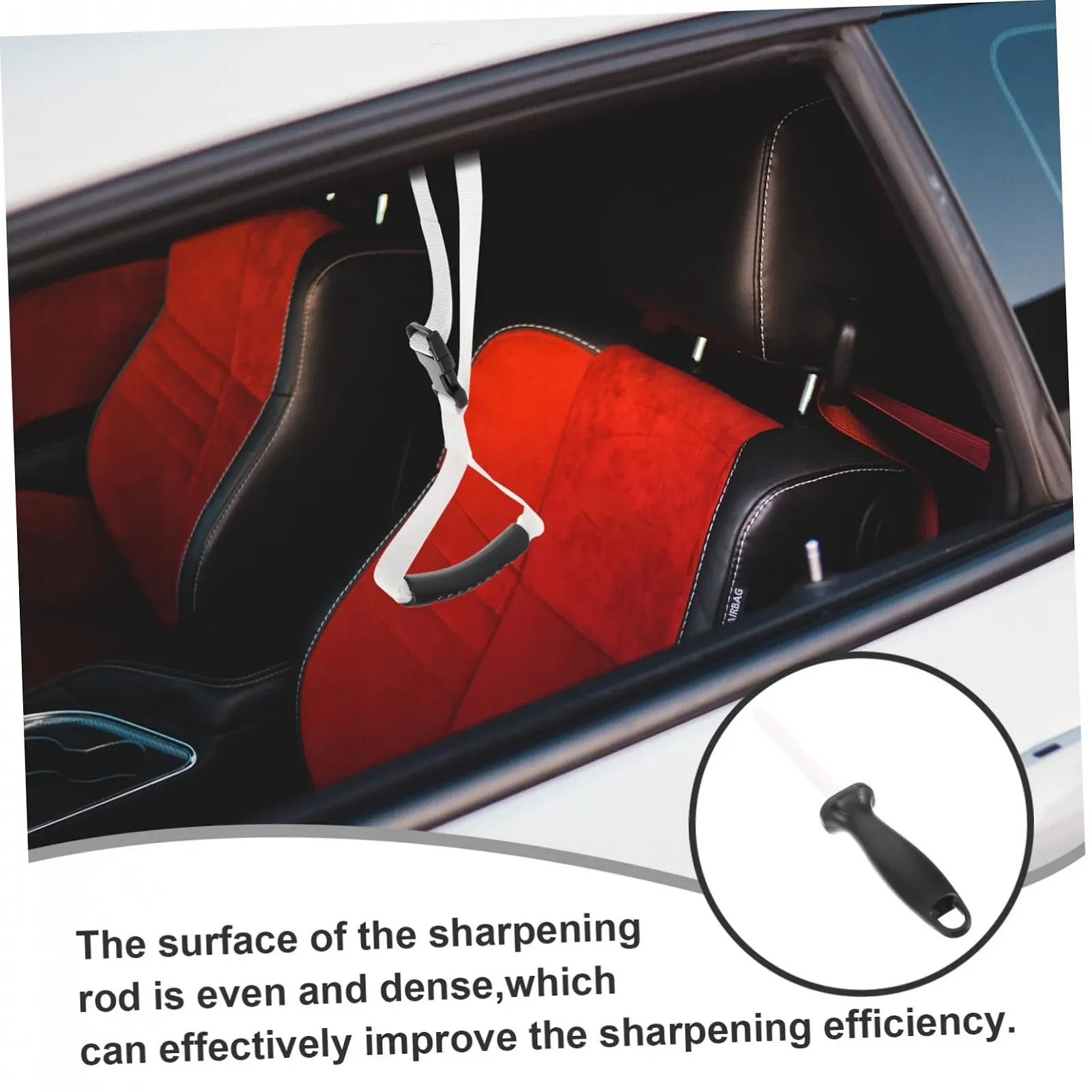 Точилка для ножей Mobestech Алмазная ручная с эргономичной ручкой Многофункциональная, фото №6