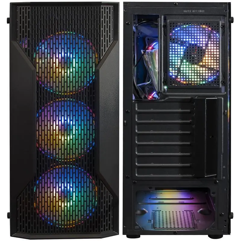 Корпус Frime Legion Black USB 3.0 без БП (Legion-U3-GLS-4DTRMLT16.6WP), фото №5