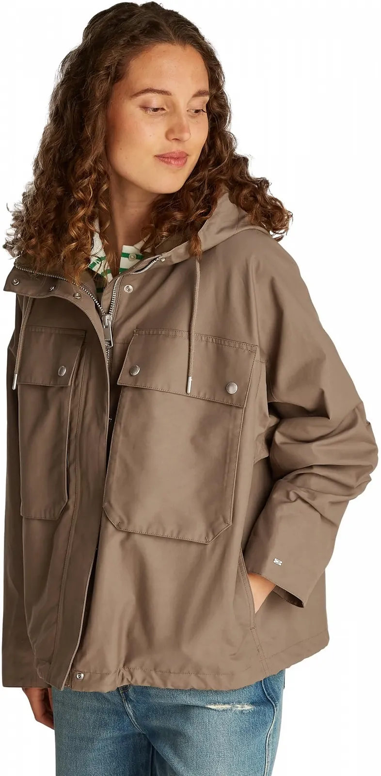 Парка Tommy Hilfiger Коротка Cotton Nylon WW0WW44421, фото №1 Парка Tommy Hilfiger Коротка Cotton Nylon WW0WW44421, фото №1