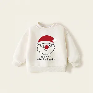 Пуловер Bedrucktes Rundhals-Langarm-Pullover-Sweatshirt для девочек, флисовый, размер 176 synthetic.ua - Фото 1