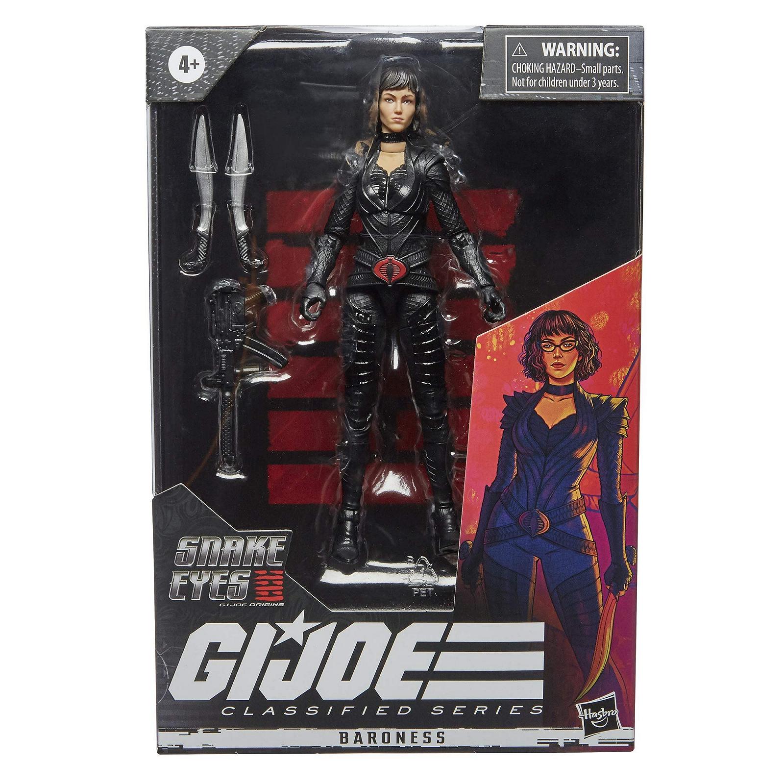 Фігурка G.I. Joe Classified Series Snake Eyes Origins Baroness Колекційна 15 см, спеціальна упаковка, Multi, фото №4